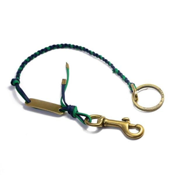 Braided Clip Key Fob with ID Plate