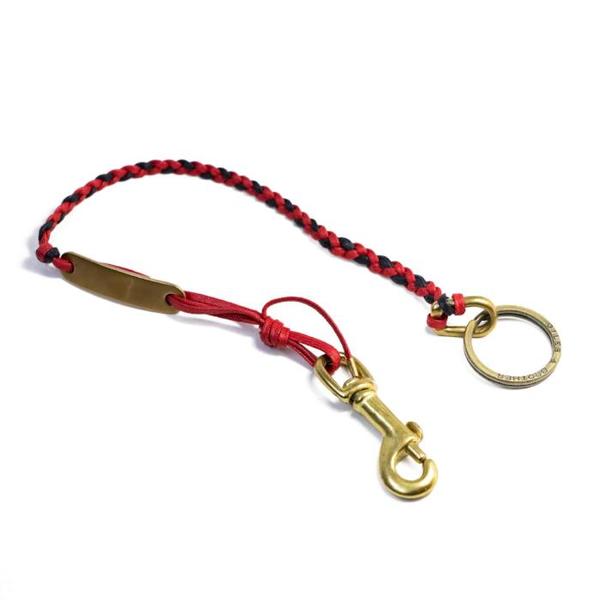 Braided Clip Key Fob with ID Plate