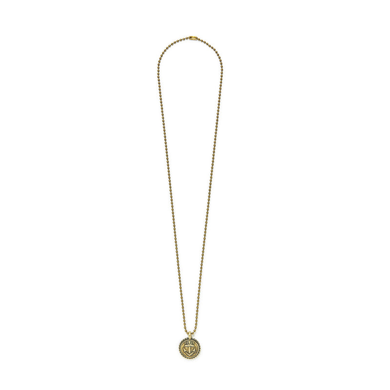Anchor Charm Ball Chain Necklace | Giles & Brother