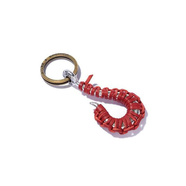 Hook Keyring With Leather Lashing | Giles & Brother