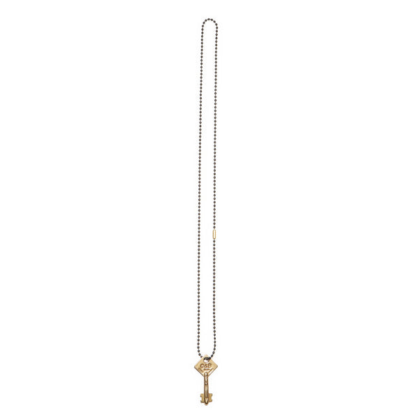 Key Charm Ball Chain Necklace