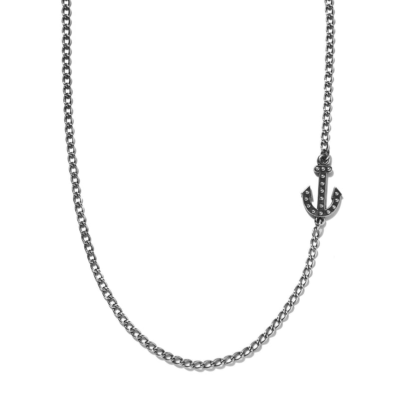 Embedded Anchor Necklace | Giles & Brother