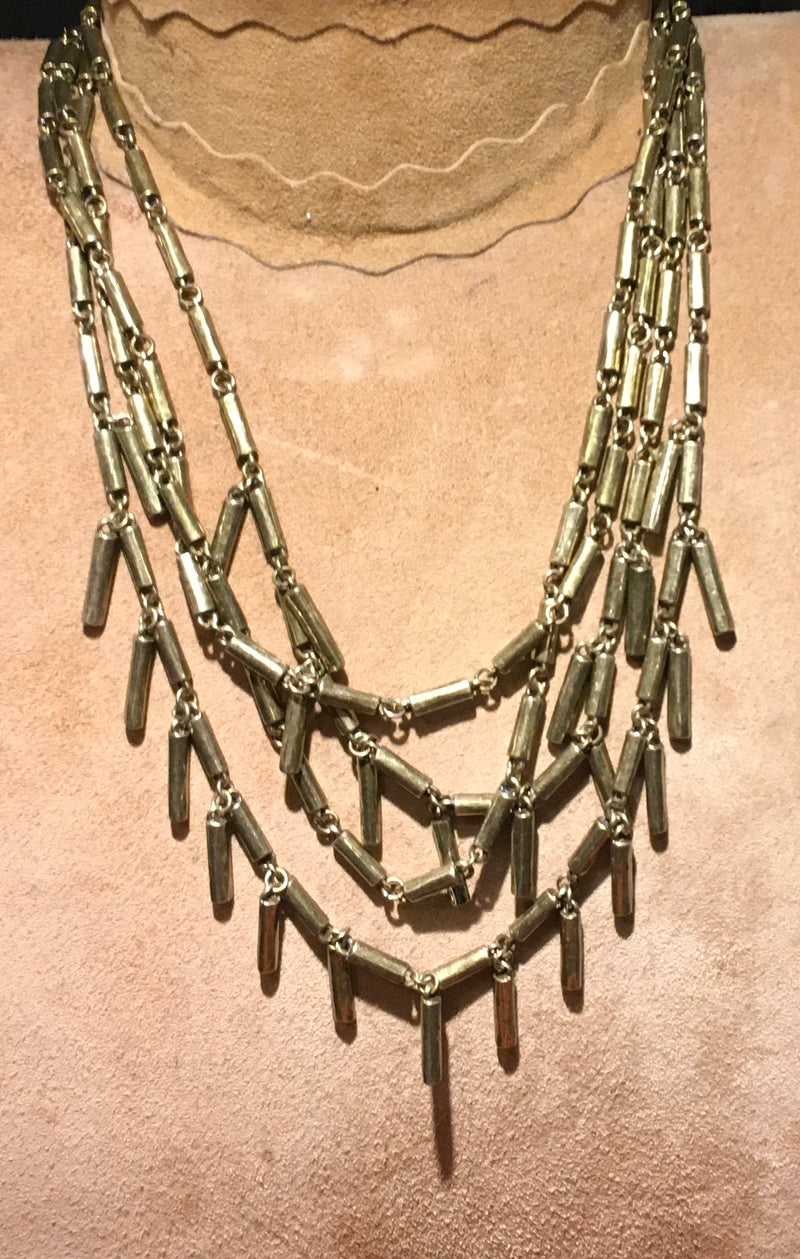 Brass Fringe necklace
